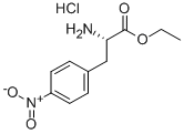 3-(4-硝基苯基)-L-丙氨酸盐酸盐结构式