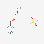2-(Benzyloxy)ethyl methanesulfonate结构式