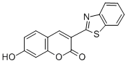 Structure of 3-(2-BENZOTHIAZOLYL)UMBELLIFERONE  FOR
