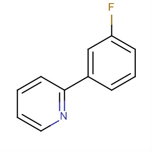 Structure of Pyridine, 2-(3-fluorophenyl)-
