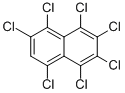 1,2,3,4,5,6,8-HEPTACHLORONAPHTHALENE结构式