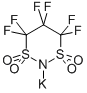 Structure of 1,1,2,2,3,3-HEXAFLUOROPROPANE-1,3-DISULFONIMIDE POTASSIUM SALT