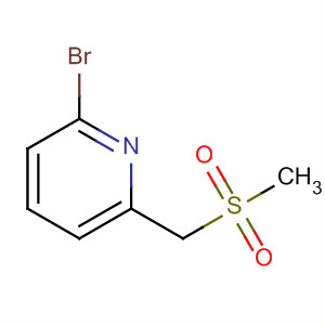 Structure of Pyridine, 2-bromo-6-[(methylsulfonyl)methyl]-