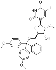 Structure of 5-O-(DIMETHOXYTRITYL)-5-IODO-2-O-METHYLURIDINE