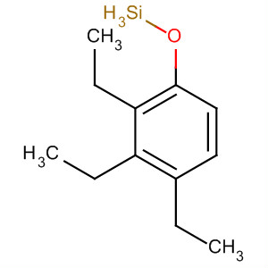 Structure of Silane, triethylphenoxy-