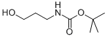 N-(3-羟丙基)氨基甲酸叔丁酯结构式