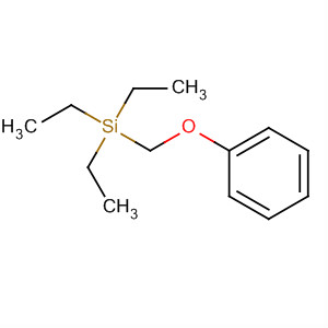 Structure of Silane, triethyl(phenoxymethyl)-