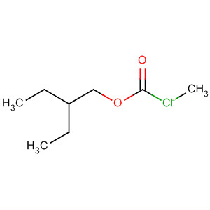 2-ethylbutyl carbonochloridate结构式