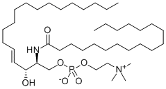 N-STEAROYL-D-SPHINGOMYELIN结构式