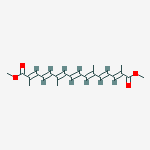 8,8-Diapo-ψ,ψ-carotene-8,8-dioic acid dimethyl ester结构式