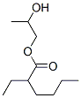 Structure of 2-hydroxypropyl 2-ethylhexanoate
