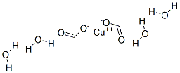Structure of COPPER(II) FORMATE TETRAHYDRATE