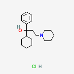Structure of Trihxexyphenidyl Hydrochloride