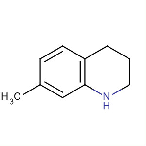 Structure of Quinoline, 1,2,3,4-tetrahydro-7-methyl-