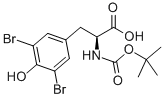 Structure of BOC-TYR(3,5-BR2)-OH