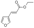 Structure of 2-PROPENOIC ACID, 3-(3-FURANYL)-, ETHYL ESTER