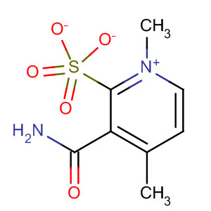 Structure of Pyridinium, 3-(aminocarbonyl)-1-methyl-, methyl sulfate