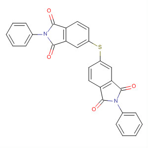 Structure of 1H-Isoindole-1,3(2H)-dione, 5,5'-thiobis[2-phenyl-