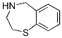 Structure of 2,3,4,5-Tetrahydrobenzo[F][1,4]Thiazepine