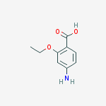 Structure of Benzoic acid, 4-amino-2-ethoxy-