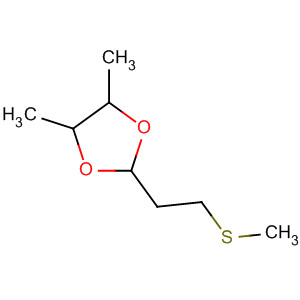 Structure of 1,3-Dioxolane, 4,5-dimethyl-2-[2-(methylthio)ethyl]-