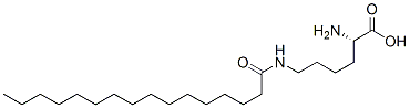 N6-(1-oxohexadecyl)-L-lysine结构式