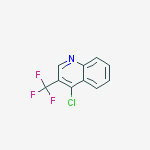 Structure of 4-Chloro-3-(trifluoromethyl)quinoline