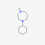 1-cyclohexyl-1,4-diazepane(SALTDATA: 2tosilate)结构式