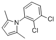 1H-PYRROLE,1-(2,3-DICHLOROPHENYL)-2,5-DIMETHYL- 的化学结构式