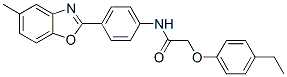 ACETAMIDE,2-(4-ETHYLPHENOXY)-N-[4-(5-METHYL-2-BENZOXAZOLYL)PHENYL]-结构式