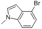 Chemical structure of 4-BROMO-1-METHYL-1H-INDOLE