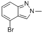 Structure of 4-BROMO-2-METHYL-2H-INDAZOLE