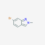 Structure of 6-Bromo-2-methyl-2H-indazole