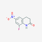 Structure of 8-fluoro-6-nitro-3,4-dihydro-1h-quinolin-2-one