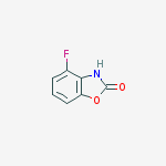 Structure of 2(3H)-BENZOXAZOLONE,4-FLUORO-