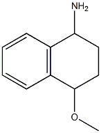 Structure of 1-NAPHTHALENAMINE,1,2,3,4-TETRAHYDRO-4-METHOXY-