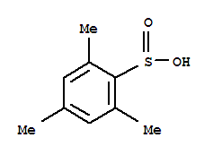 Benzenesulfinicacid, 2,4,6-trimethyl-结构式