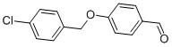Structure of 4-[(4-chlorobenzyl)oxy]benzaldehyde(SALTDATA: FREE)