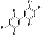 Structure of 2,2,4,4,5,5-HEXABROMOBIPHENYL