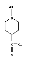 Structure of 1-ACETYLISONIPECOTOYL CHLORIDE
