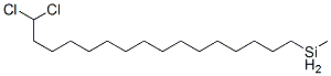 Structure of dichlorohexadecylmethylsilane