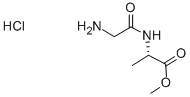 GLYCYL-L-ALANYL-L-METHYL ESTER HYDROCHLORIDE结构式