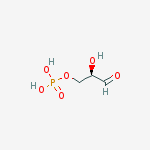 (2R)-2-Hydroxy-3-oxopropyl dihydrogen phosphate结构式