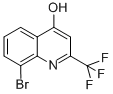 Structure of 8-BROMO-2-(TRIFLUOROMETHYL)QUINOLIN-4-OL