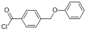 Structure of 4-(PHENOXYMETHYL)BENZOYL CHLORIDE