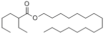 Structure of HEXADECYL 2-ETHYLHEXANOATE