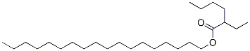 Structure of octadecyl 2-ethylhexanoate