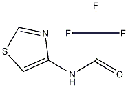 2,2,2-Trifluoro-N-4-thiazolyl-acetamide结构式