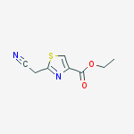 Structure of ethyl 2-(cyanomethyl)-1,3-thiazole-4-carboxylate