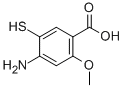 Structure of 4-AMINO-2-METHOXY-5-MERCAPTOBENZOIC ACID
